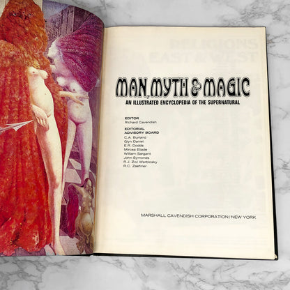 Man, Myth And Magic: An Illustrated Encyclopedia Of The Supernatural VOL. 2 by Richard Cavendish [FIRST EDITION] 1970