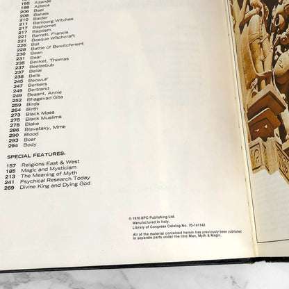 Man, Myth And Magic: An Illustrated Encyclopedia Of The Supernatural VOL. 2 by Richard Cavendish [FIRST EDITION] 1970