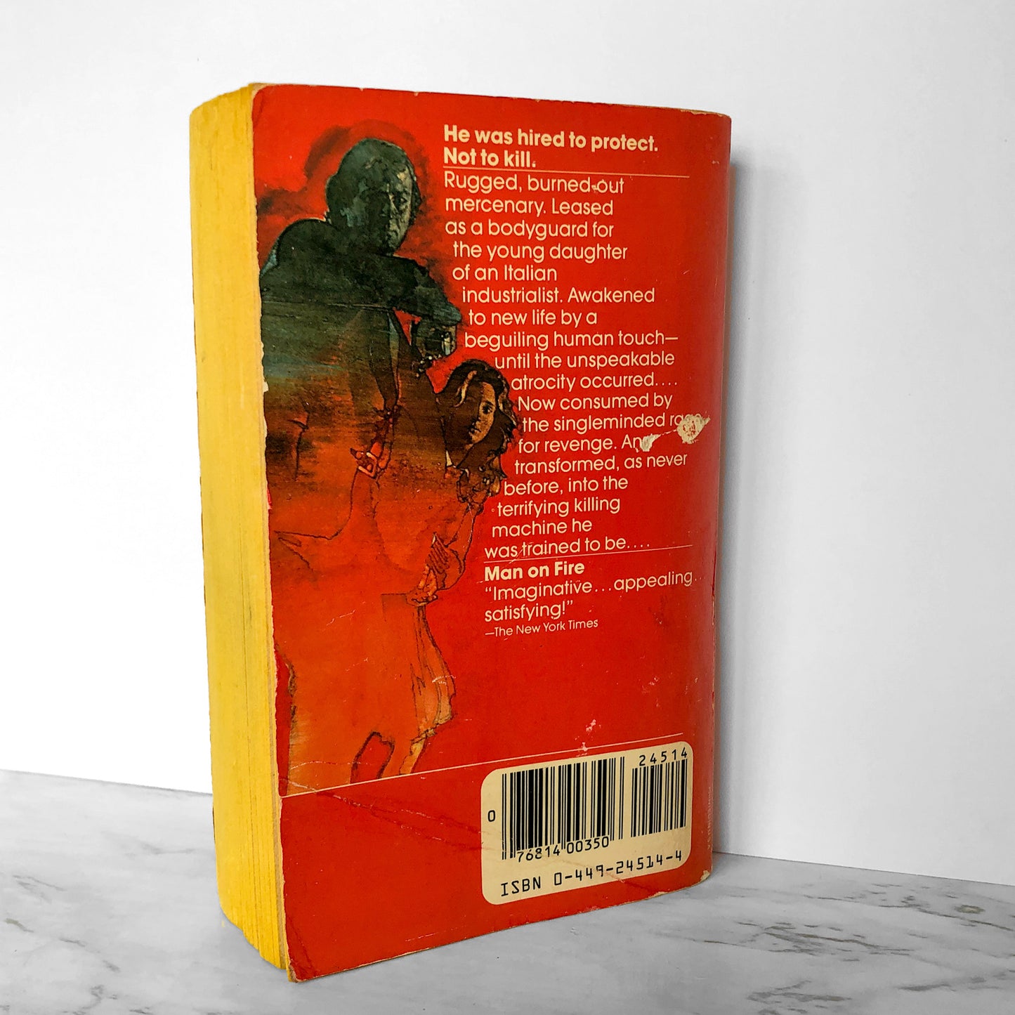 Man on Fire by A.J. Quinnell [FIRST PAPERBACK PRINTING / 1982]