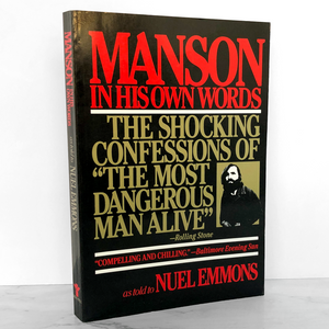 Manson in His Own Words by Charles Manson & Neul Emmons [TRADE PAPERBACK / 1986]