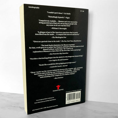 Manson in His Own Words by Charles Manson & Neul Emmons [TRADE PAPERBACK / 1986]