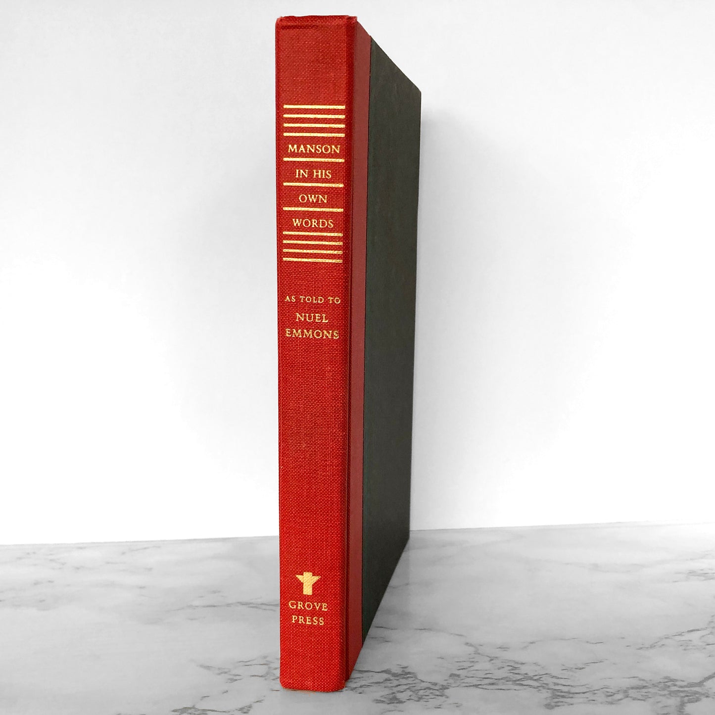 Manson in His Own Words by Charles Manson & Neul Emmons [FIRST EDITION]