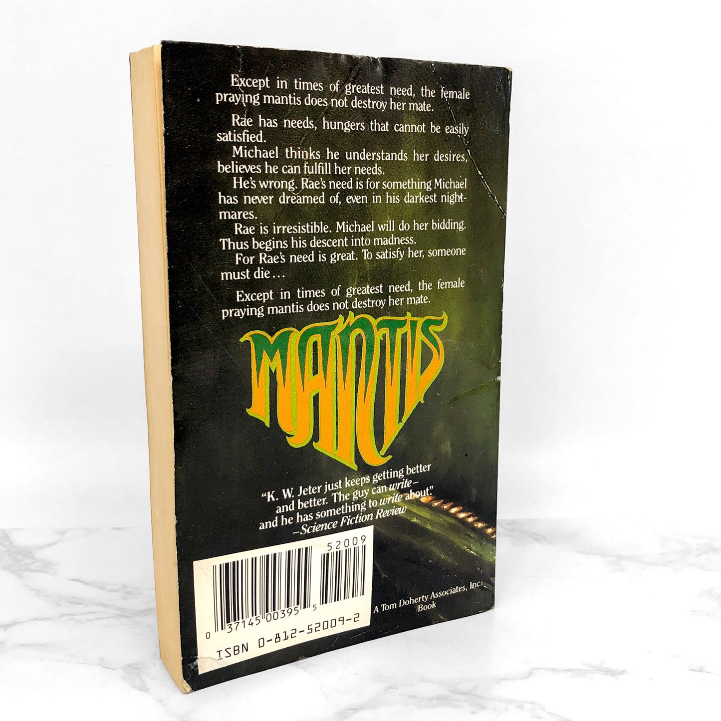 Mantis by K.W. Jeter [FIRST PRINTING] 1987