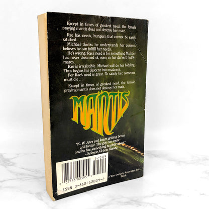 Mantis by K.W. Jeter [FIRST PRINTING] 1987