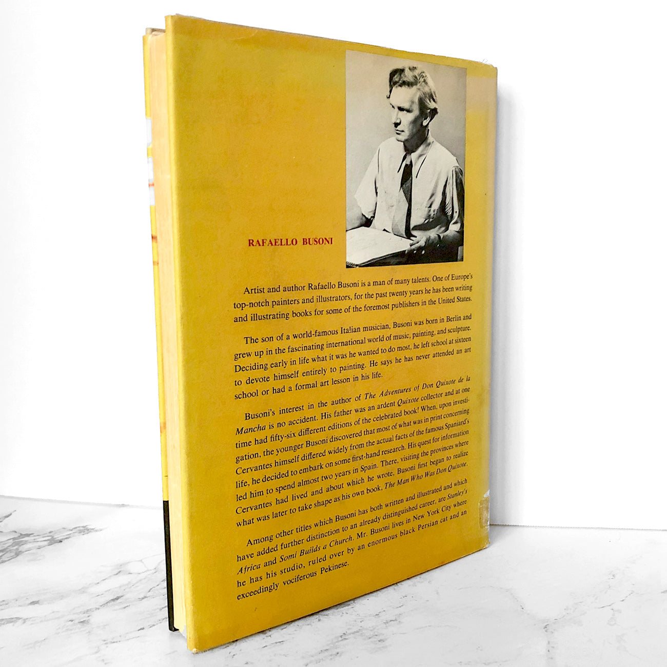 The Man Who Was Don Quixote: The Story of Miguel Cervantes by Rafaello Busoni [FIRST EDITION / 1958]