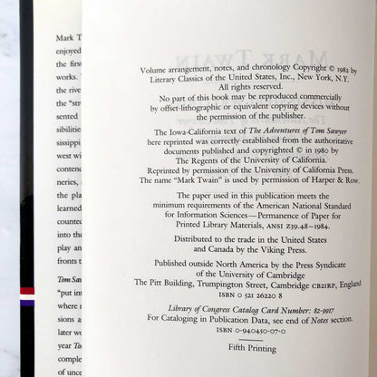 The Mississippi Writings of Mark Twain [LIBRARY OF AMERICA OMNIBUS] The Adventures of Tom Sawyer / Life on the Mississippi / Adventures of Huckleberry Finn / Pudd’nhead Wilson