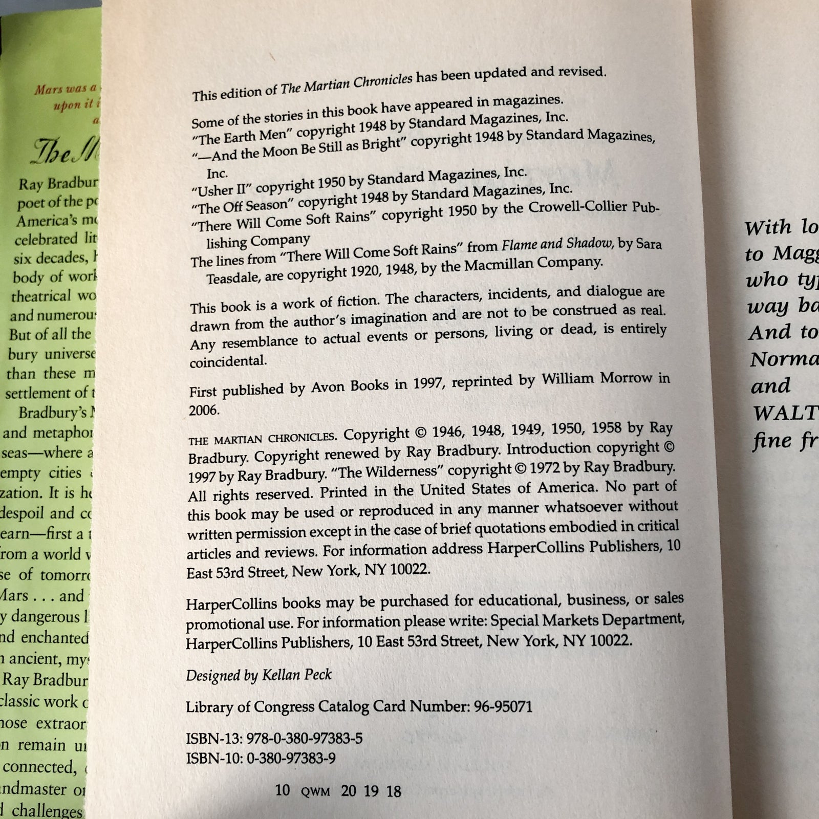 The Martian Chronicles by Ray Bradbury [REVISED EDITION HARDCOVER] - Bookshop Apocalypse