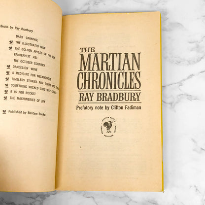 The Martian Chronicles by Ray Bradbury [1966 PAPERBACK]