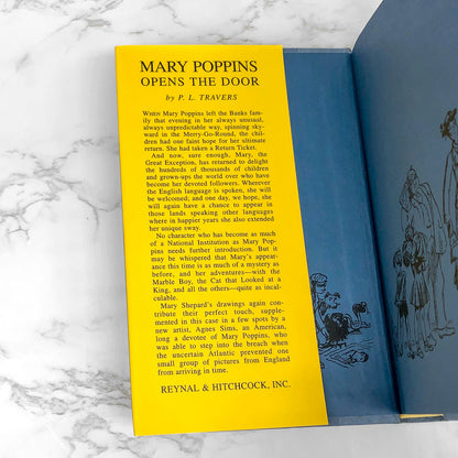 Mary Poppins Opens the Door by P.L. Travers [RARE BOOK CLUB EDITION] 2000