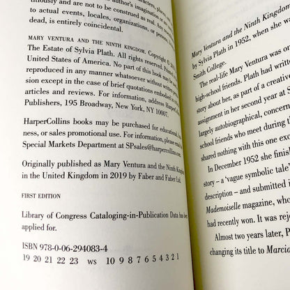 Mary Ventura and the Ninth Kingdom by Sylvia Plath [FIRST EDITION PAPERBACK] 2019