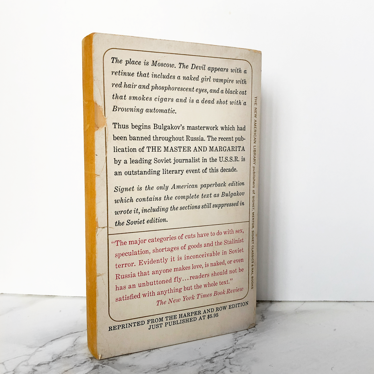 The Master and Margarita by Mikhail Bulgakov [FIRST PAPERBACK PRINTING] - Bookshop Apocalypse