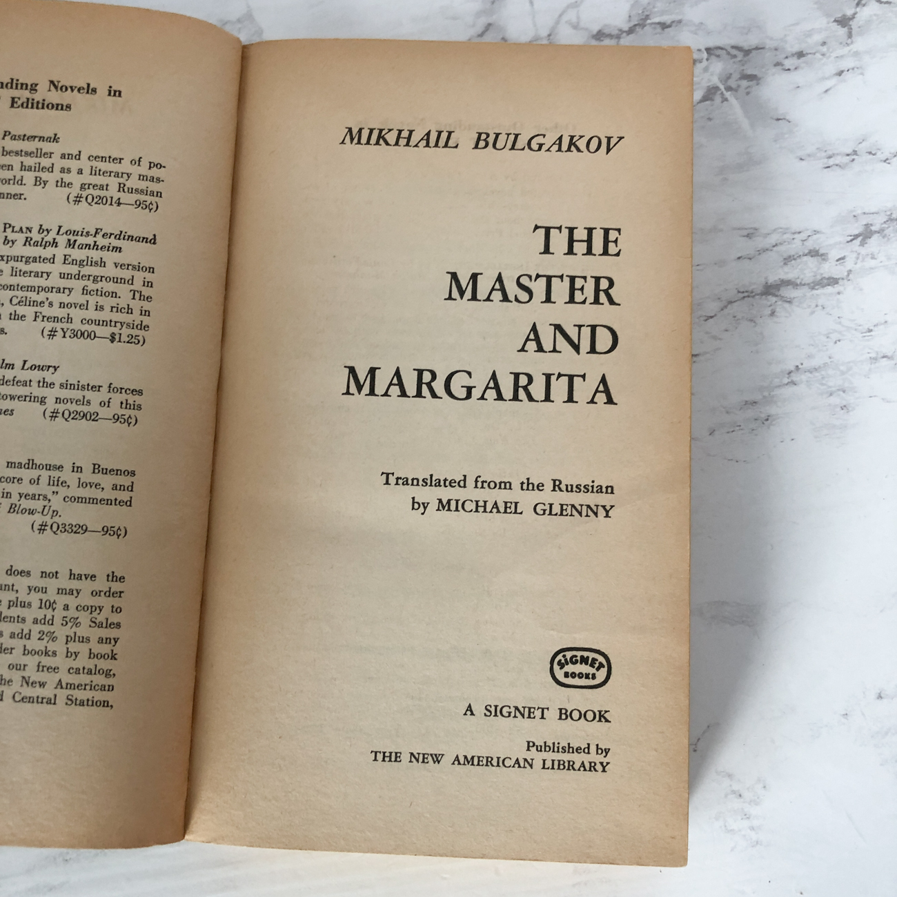 The Master and Margarita by Mikhail Bulgakov [FIRST PAPERBACK PRINTING] - Bookshop Apocalypse