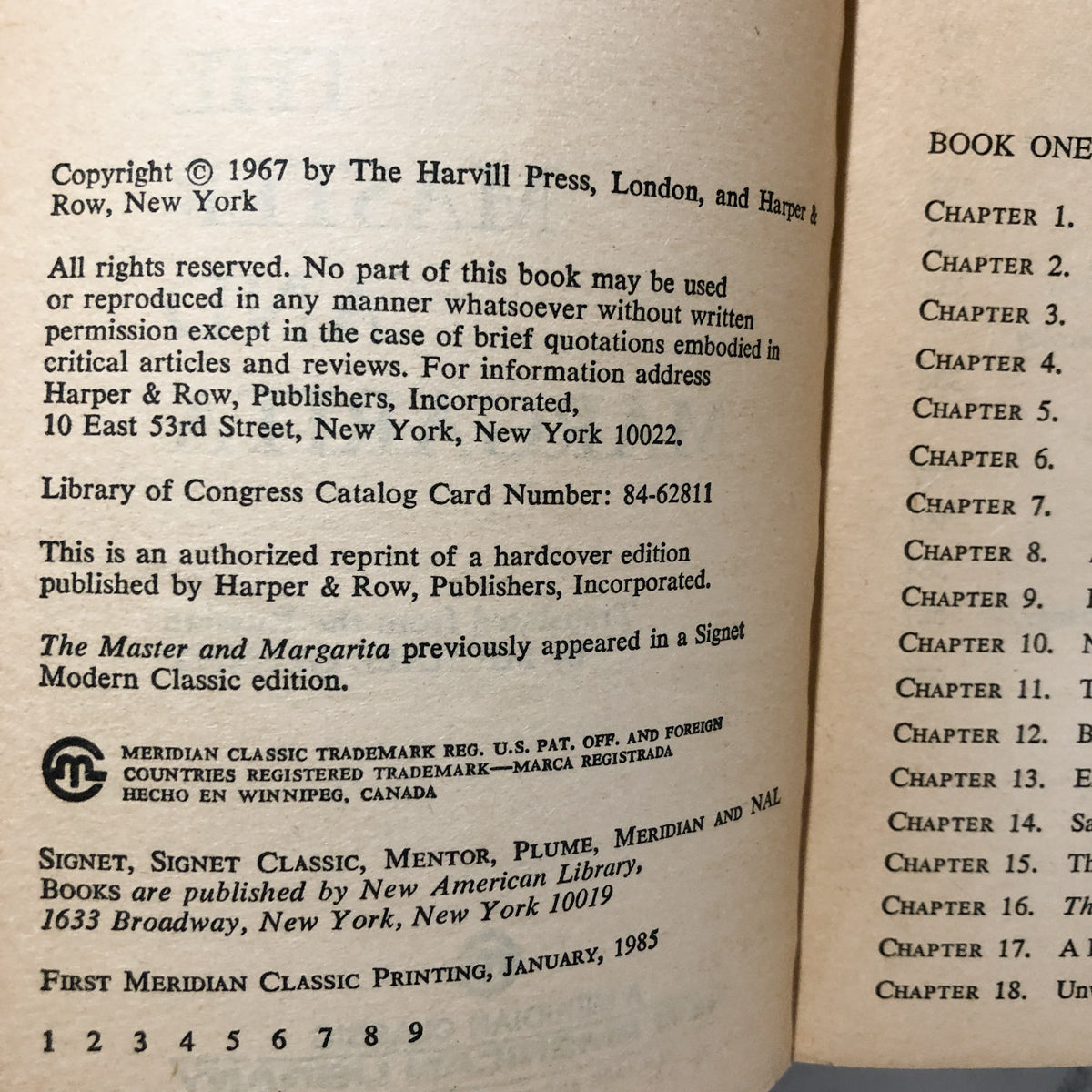 The Master and Margarita by Mikhail Bulgakov [1985 PAPERBACK] - Bookshop Apocalypse