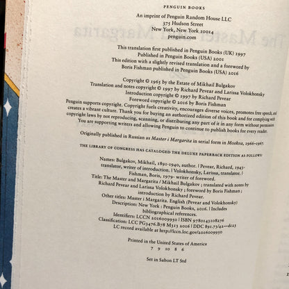 The Master and Margarita by Mikhail Bulgakov [PENGUIN DELUXE EDITION] - Bookshop Apocalypse