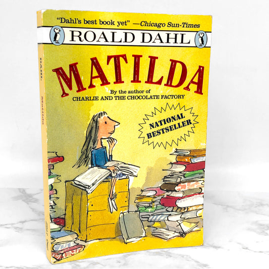 Matilda by Roald Dahl [FIRST PAPERBACK EDITION] 1990 • Puffin
