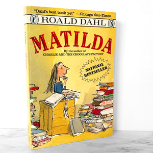 Matilda by Roald Dahl [FIRST PAPERBACK PRINTING] 1990