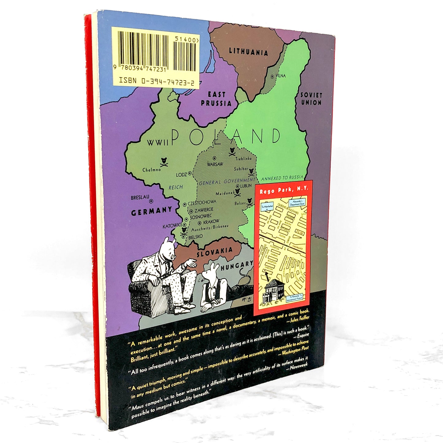 Maus I: A Survivor's Tale: My Father Bleeds History by Art Spiegelman [TRADE PAPERBACK] 1986