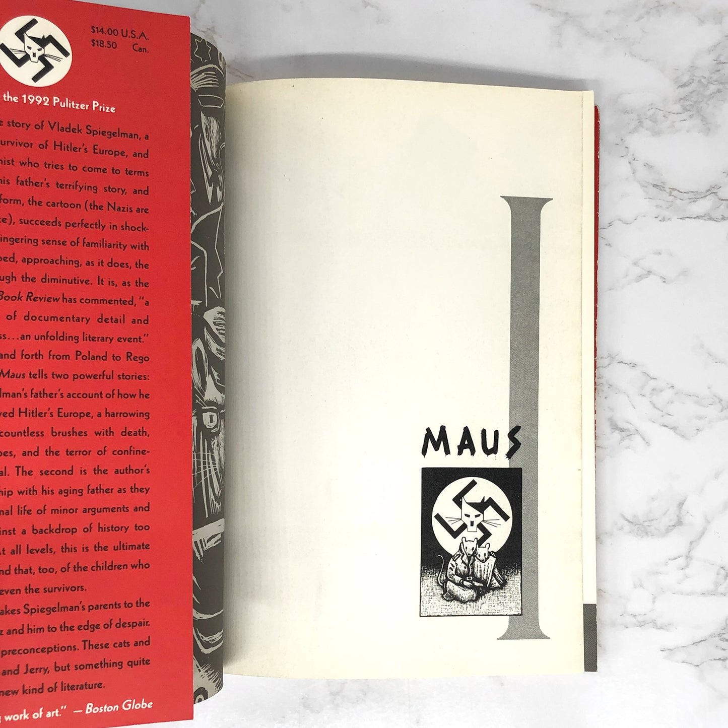 Maus I: A Survivor's Tale: My Father Bleeds History by Art Spiegelman [TRADE PAPERBACK] 1986