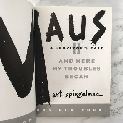 Maus II: A Survivor's Tale: And Here My Troubles Began by Art Spiegelman [TRADE PAPERBACK / 1992]