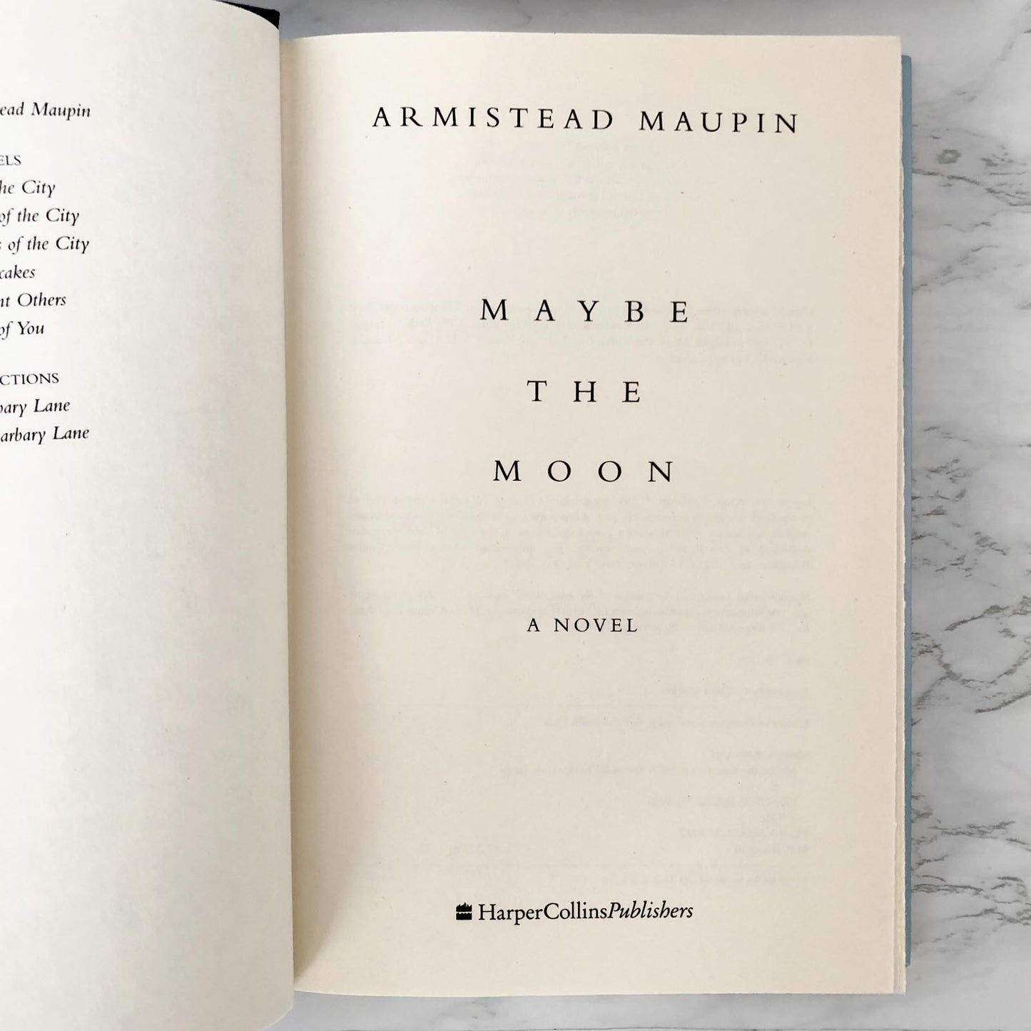 Maybe the Moon by Armistead Maupin [FIRST EDITION / 1992]