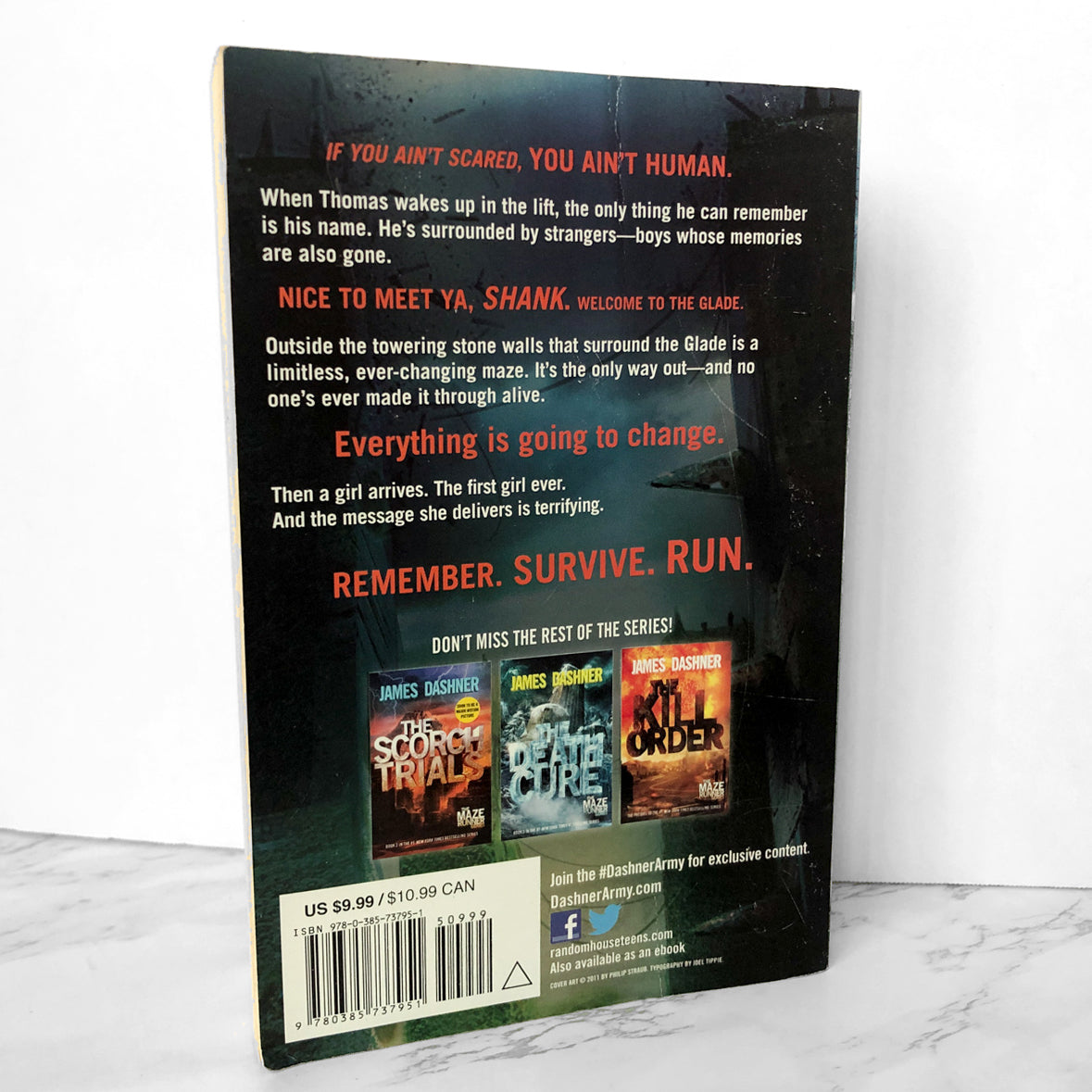 The Maze Runner by James Dashner [2011 TRADE PAPERBACK] - Bookshop Apocalypse