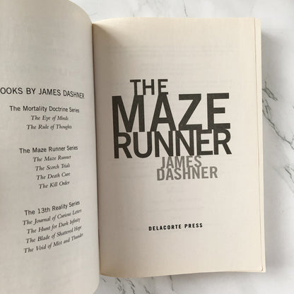 The Maze Runner by James Dashner [2011 TRADE PAPERBACK] - Bookshop Apocalypse