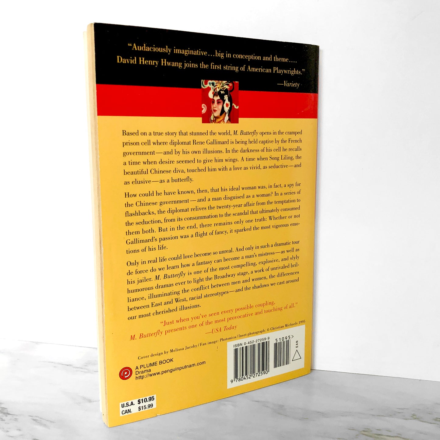 M. Butterfly: A Play by David Henry Hwang [TRADE PAPERBACK / 1989]