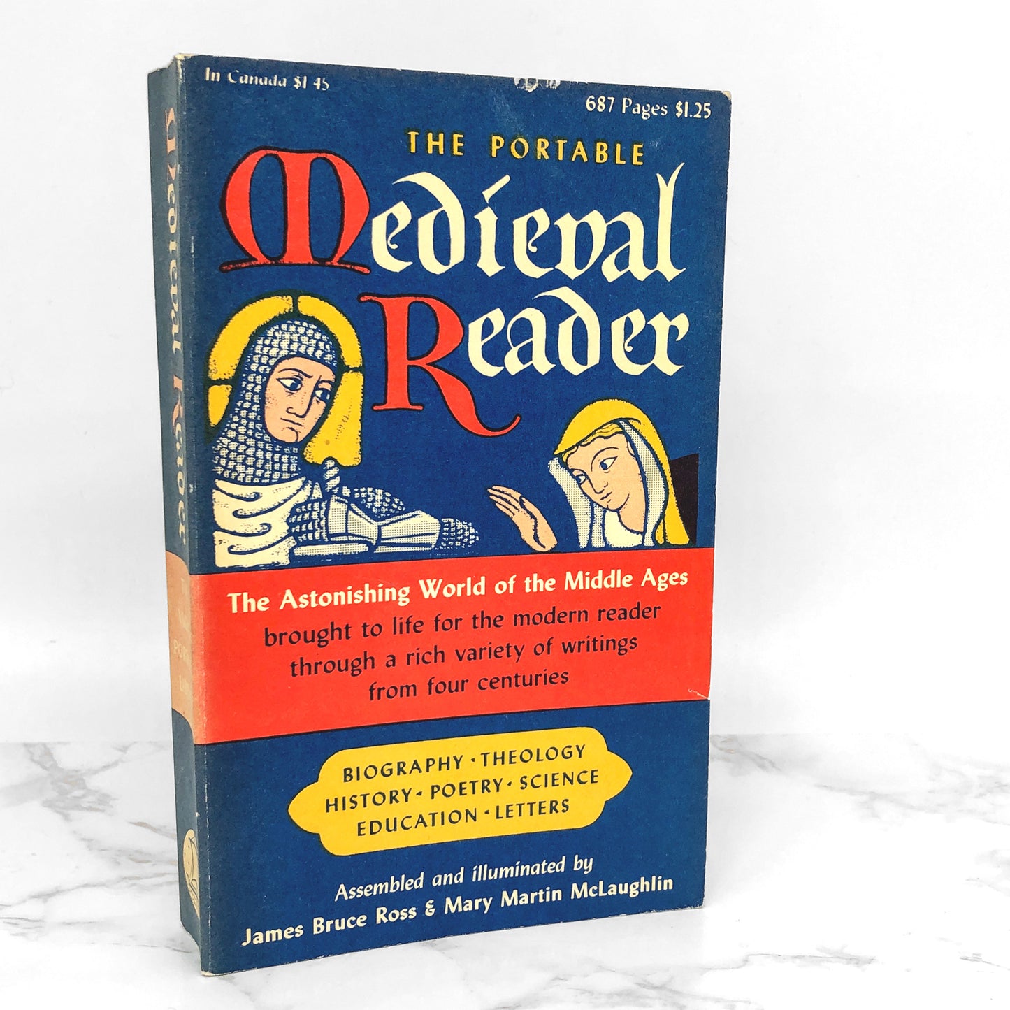 The Portable Medieval Reader edited by James Bruce Ross & Mary Martin McLaughlin [1956 VIKING PAPERBACK]