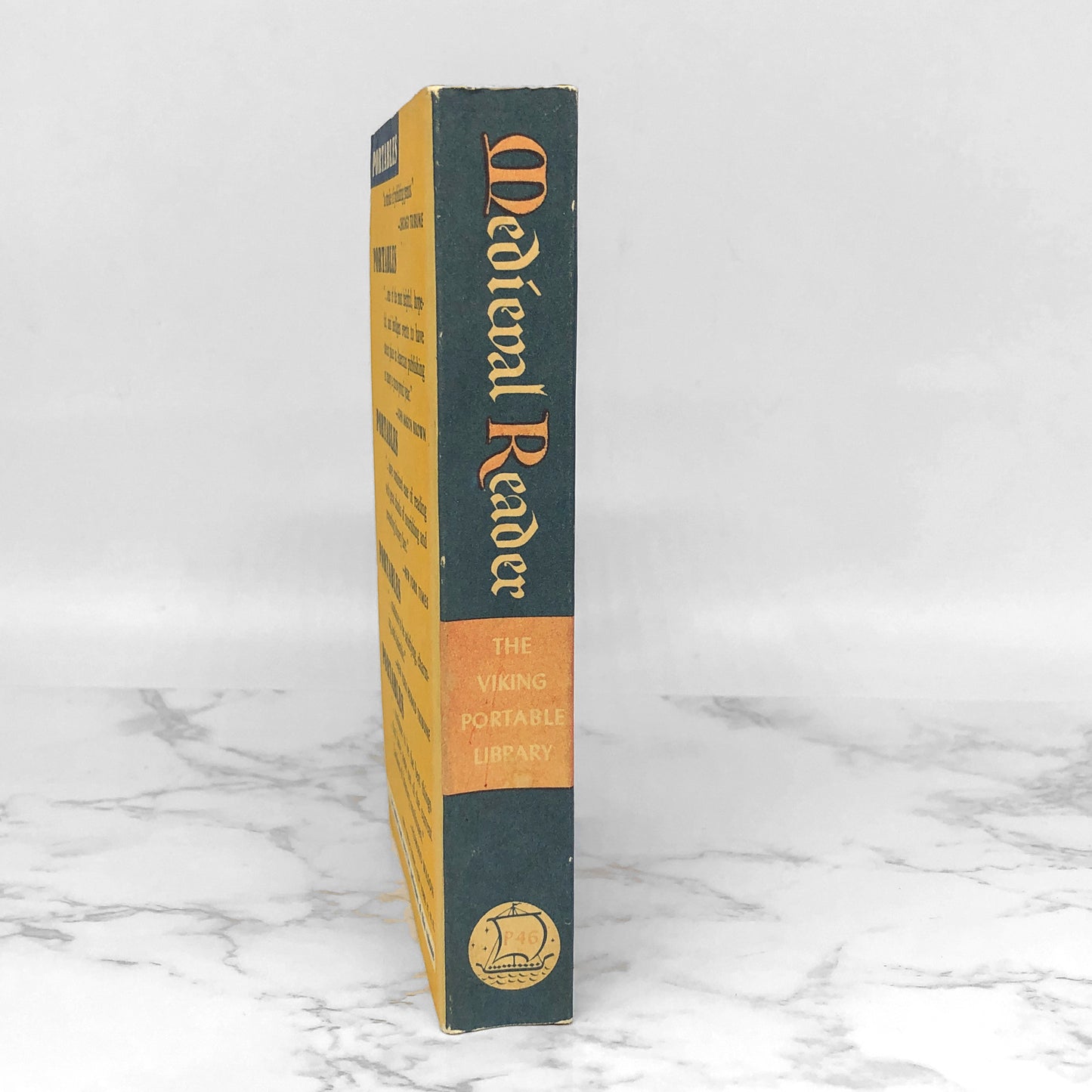 The Portable Medieval Reader edited by James Bruce Ross & Mary Martin McLaughlin [1956 VIKING PAPERBACK]