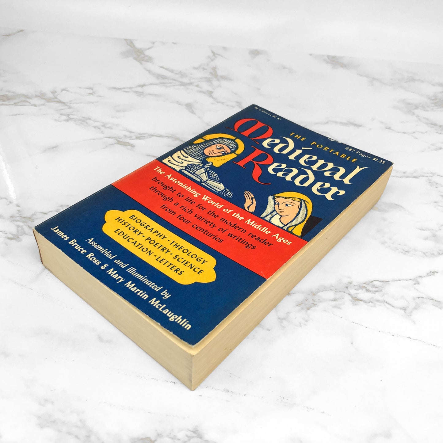 The Portable Medieval Reader edited by James Bruce Ross & Mary Martin McLaughlin [1956 VIKING PAPERBACK]