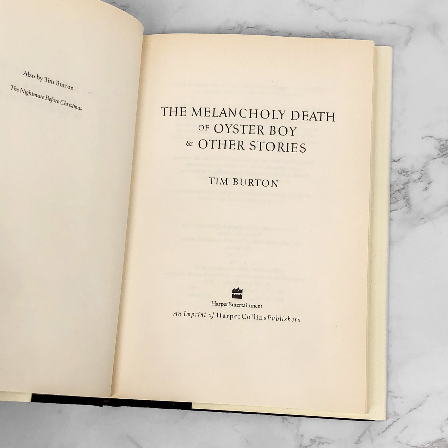 The Melancholy Death of Oyster Boy & Other Stories by Tim Burton [STICK BOY'S FESTIVE EDITION]