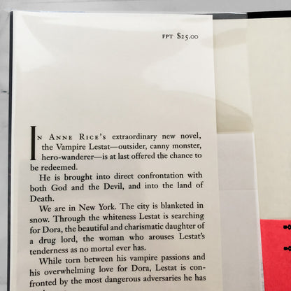 Memnoch The Devil by Anne Rice SIGNED! [FIRST EDITION / 1995]