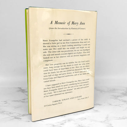 A Memoir of Mary Ann introduced by Flannery O'Connor [FIRST EDITION • FIRST PRINTING] 1961