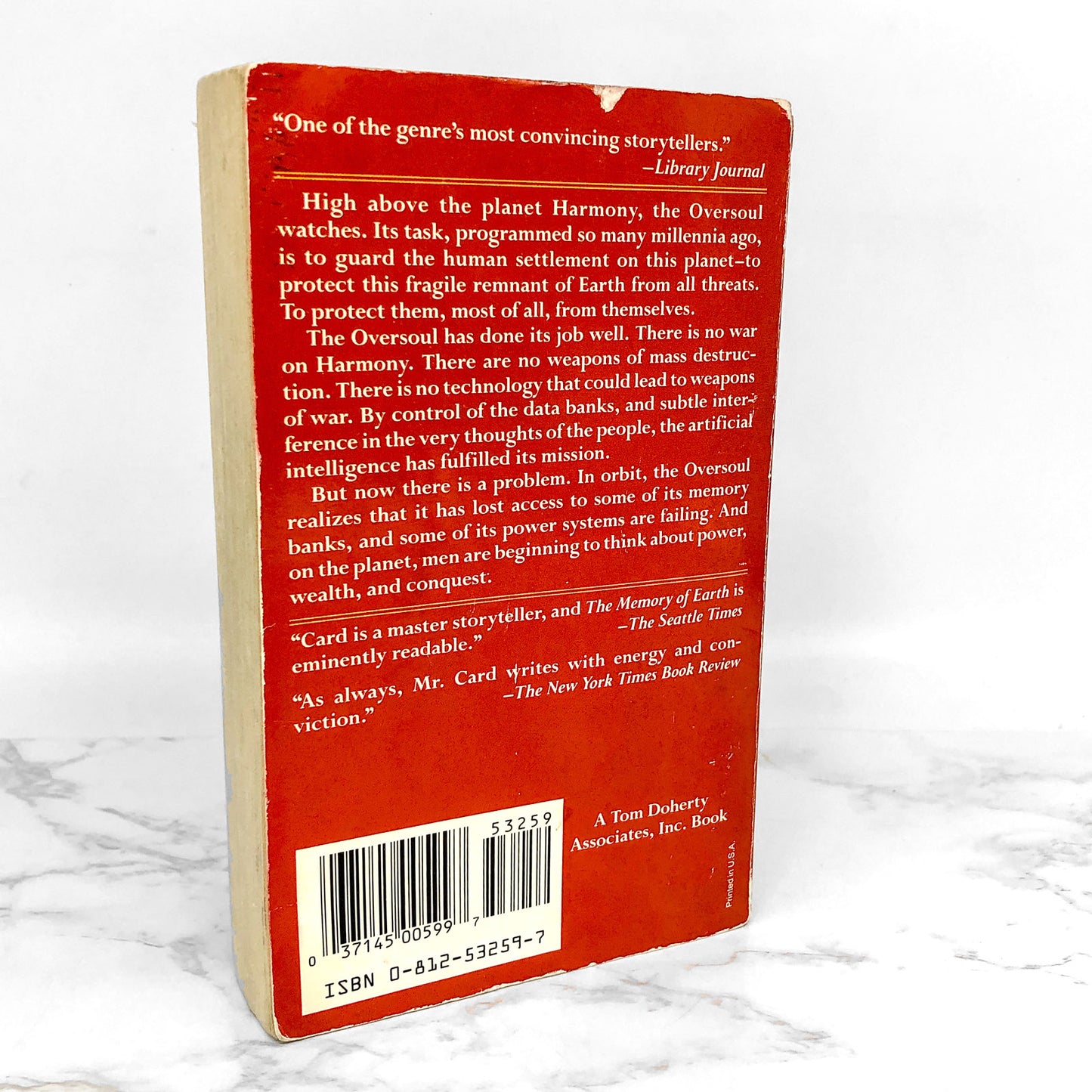 The Memory of Earth by Orson Scott Card [1993 PAPERBACK] • Homecoming Saga #1