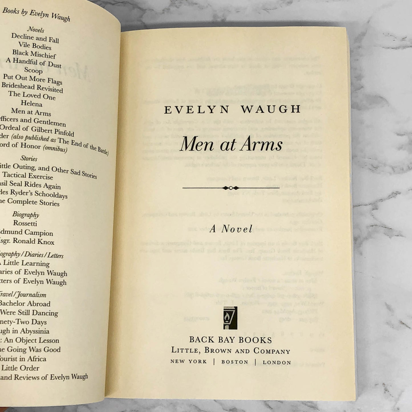 Men at Arms by Evelyn Waugh [2012 TRADE PAPERBACK]