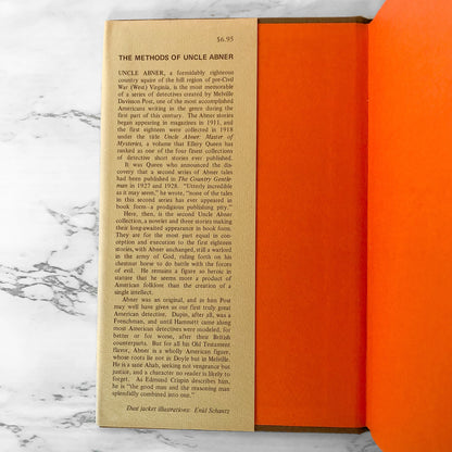 The Methods Of Uncle Abner by Melville Davisson Post [FIRST EDITION / 1974]