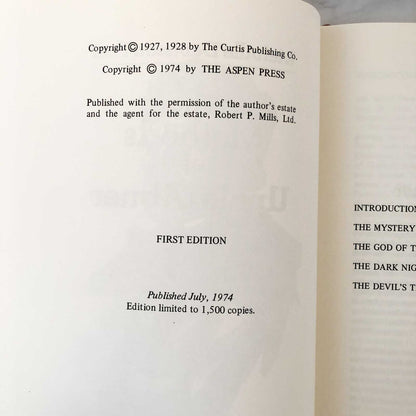 The Methods Of Uncle Abner by Melville Davisson Post [FIRST EDITION / 1974]