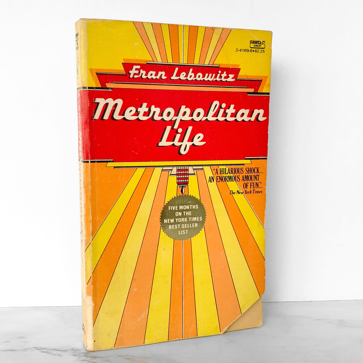 Metropolitan Life by Fran Lebowitz [FIRST PAPERBACK EDITION / 1978]