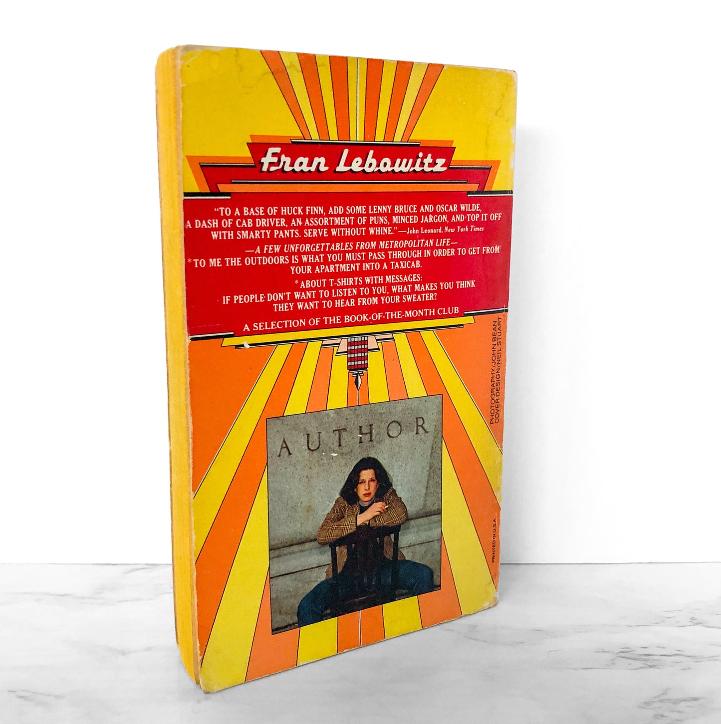 Metropolitan Life by Fran Lebowitz [FIRST PAPERBACK PRINTING / 1978]