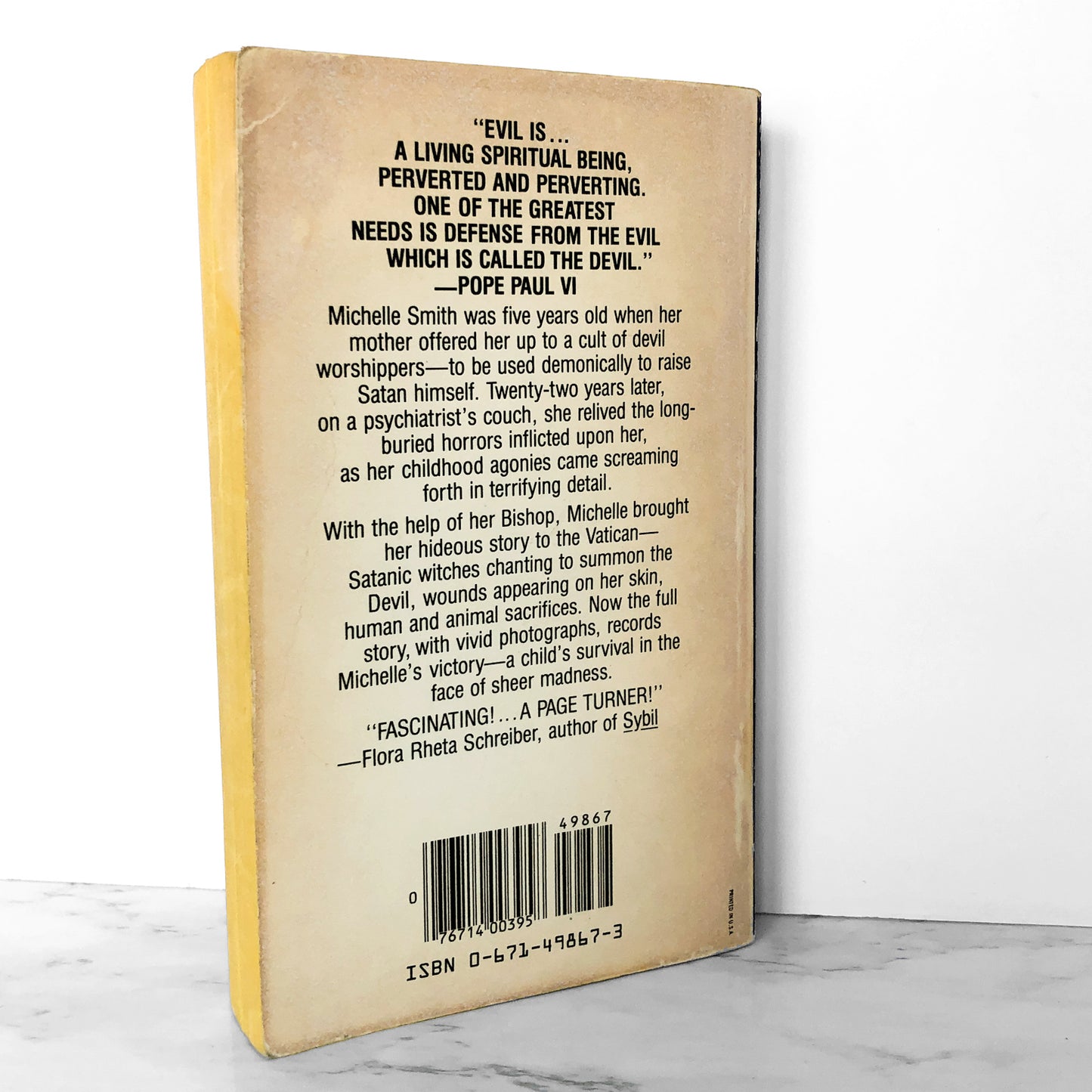 Michelle Remembers by Michelle Smith & Lawrence Pazder [1981 PAPERBACK]