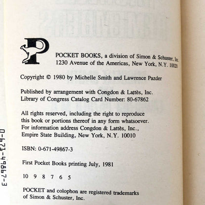 Michelle Remembers by Michelle Smith & Lawrence Pazder [1981 PAPERBACK]