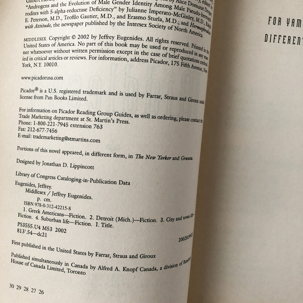 Middlesex by Jeffrey Eugenides [TRADE PAPERBACK] - Bookshop Apocalypse