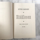 Middlesex by Jeffrey Eugenides [FIRST EDITION / FIRST PRINTING]