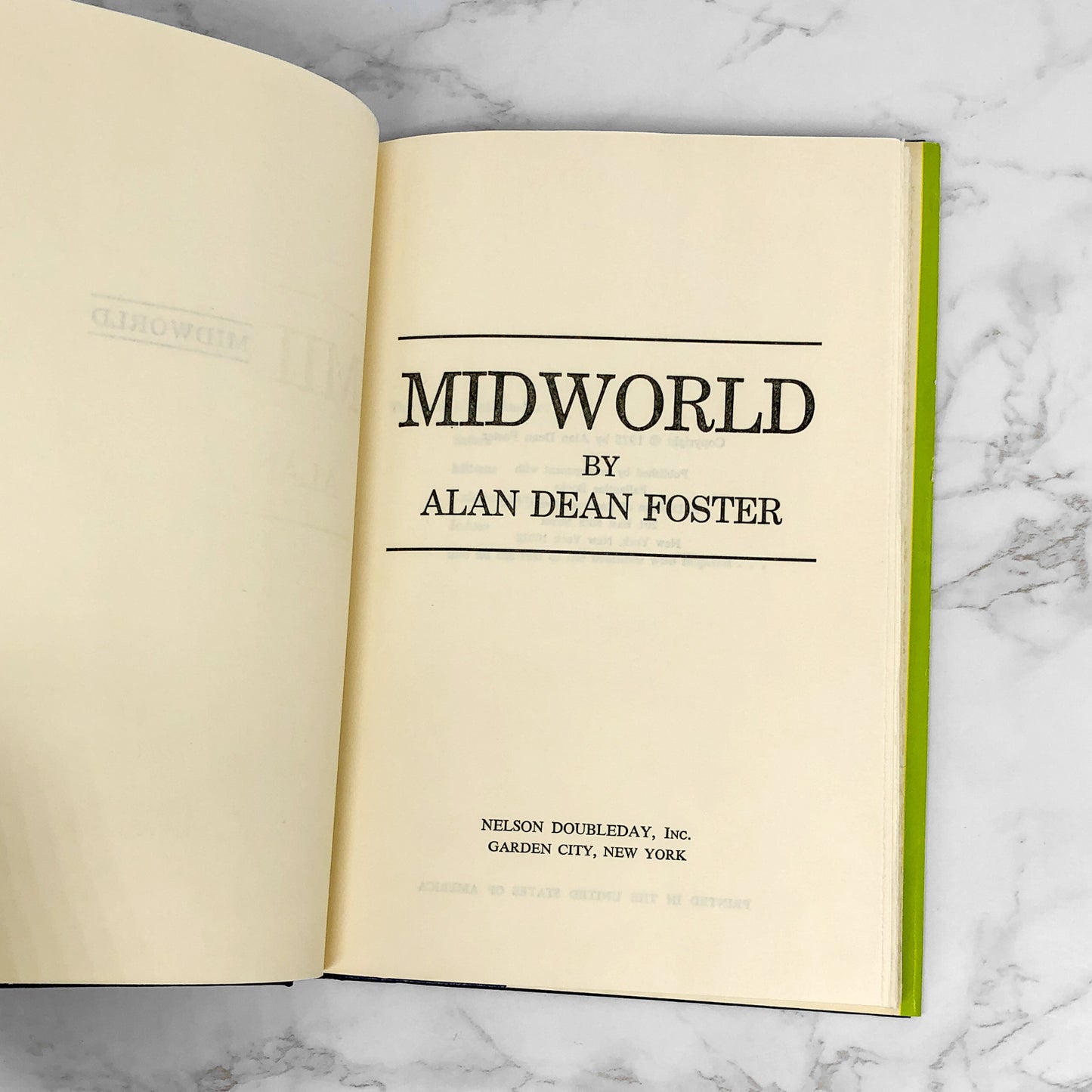 Midworld by Alan Dean Foster [1975 HARDCOVER]