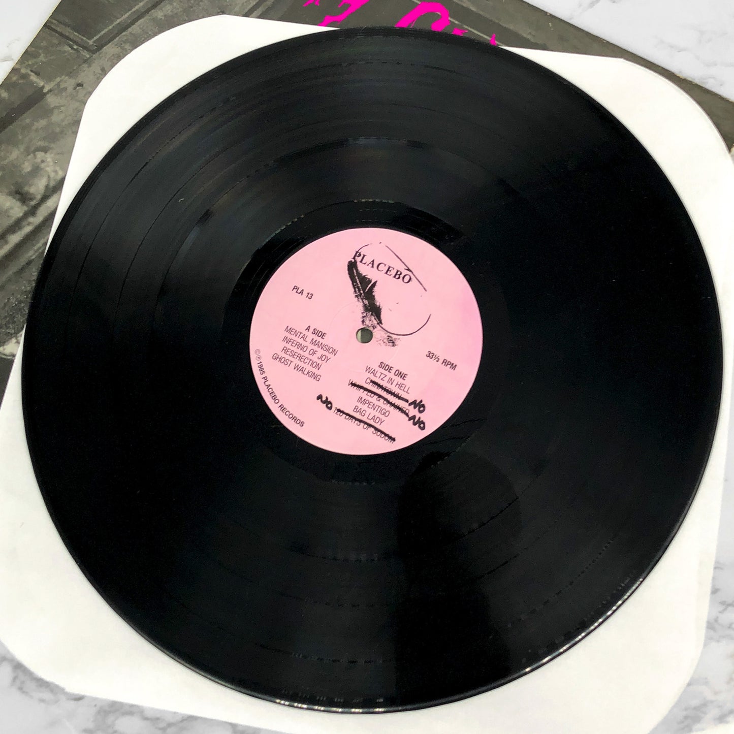 Mighty Sphincter – Ghost Walking Double EP [VINYL LP] 1985 • Placebo