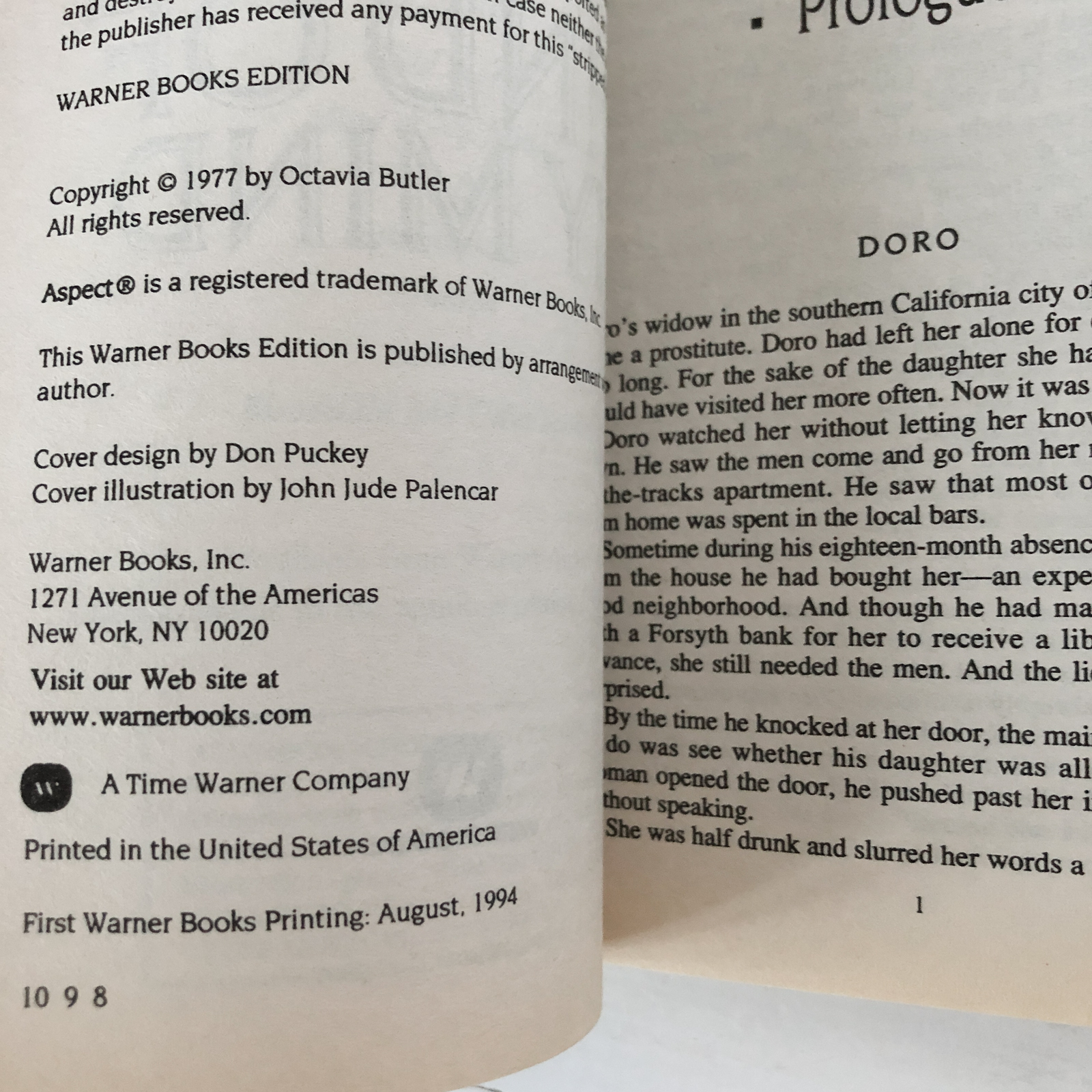 Mind of my Mind by Octavia E. Butler - Bookshop Apocalypse