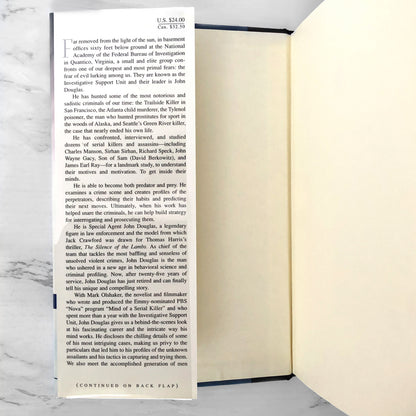 Mindhunter: Inside the FBI's Elite Serial Crime Unit by John Douglas & Mark Olshaker [FIRST EDITION] 1995