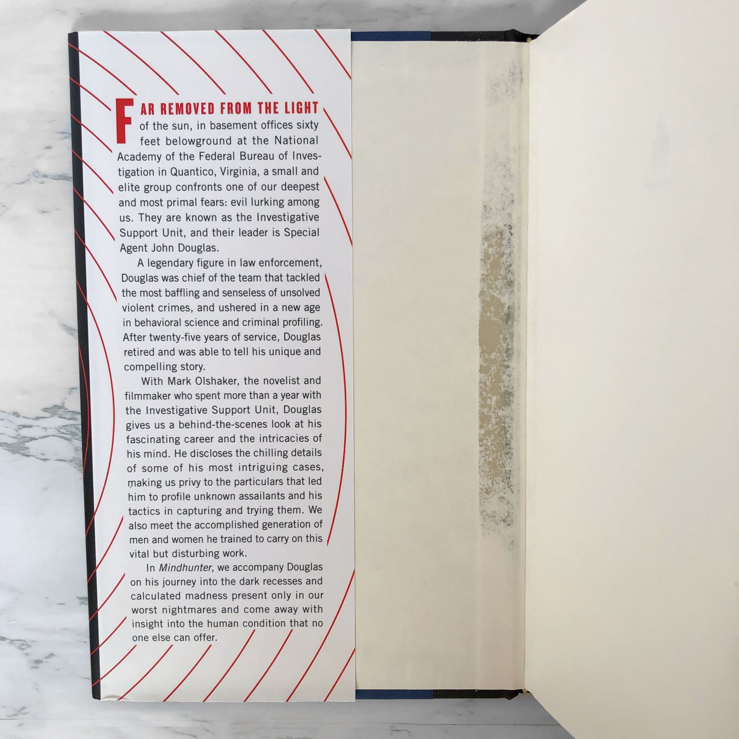 Mindhunter: Inside the FBI's Elite Serial Crime Unit by John Douglas & Mark Olshaker [HARDCOVER RE-ISSUE]