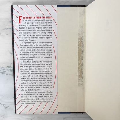 Mindhunter: Inside the FBI's Elite Serial Crime Unit by John Douglas & Mark Olshaker [HARDCOVER RE-ISSUE]