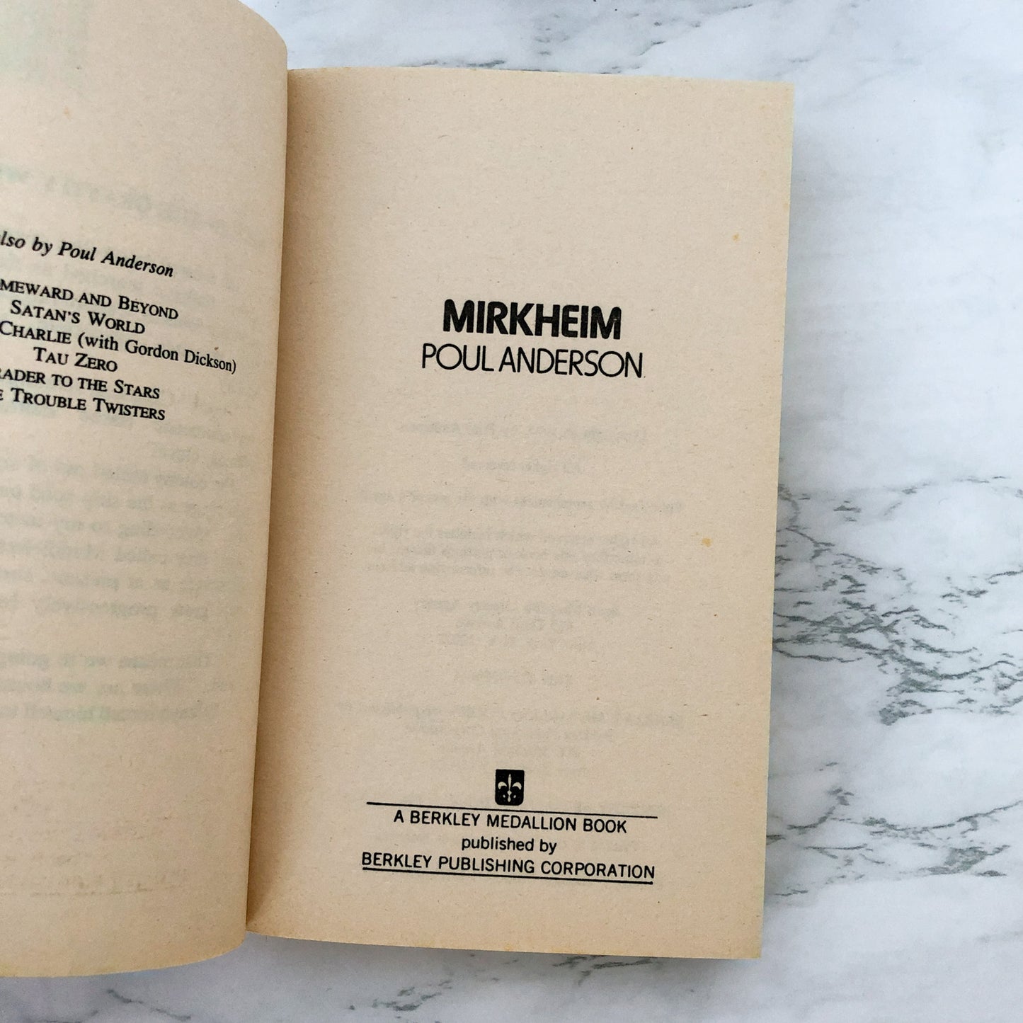 Mirkheim by Poul Anderson [1977 PAPERBACK]